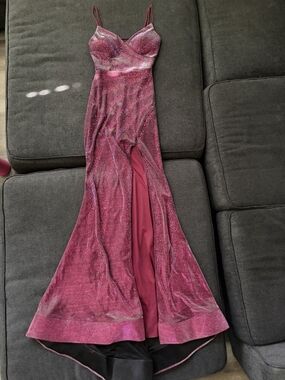 chinese dress ladies Ellie Wilde 37220 Glitter Long Formal Sequin Mermaid Prom Dress